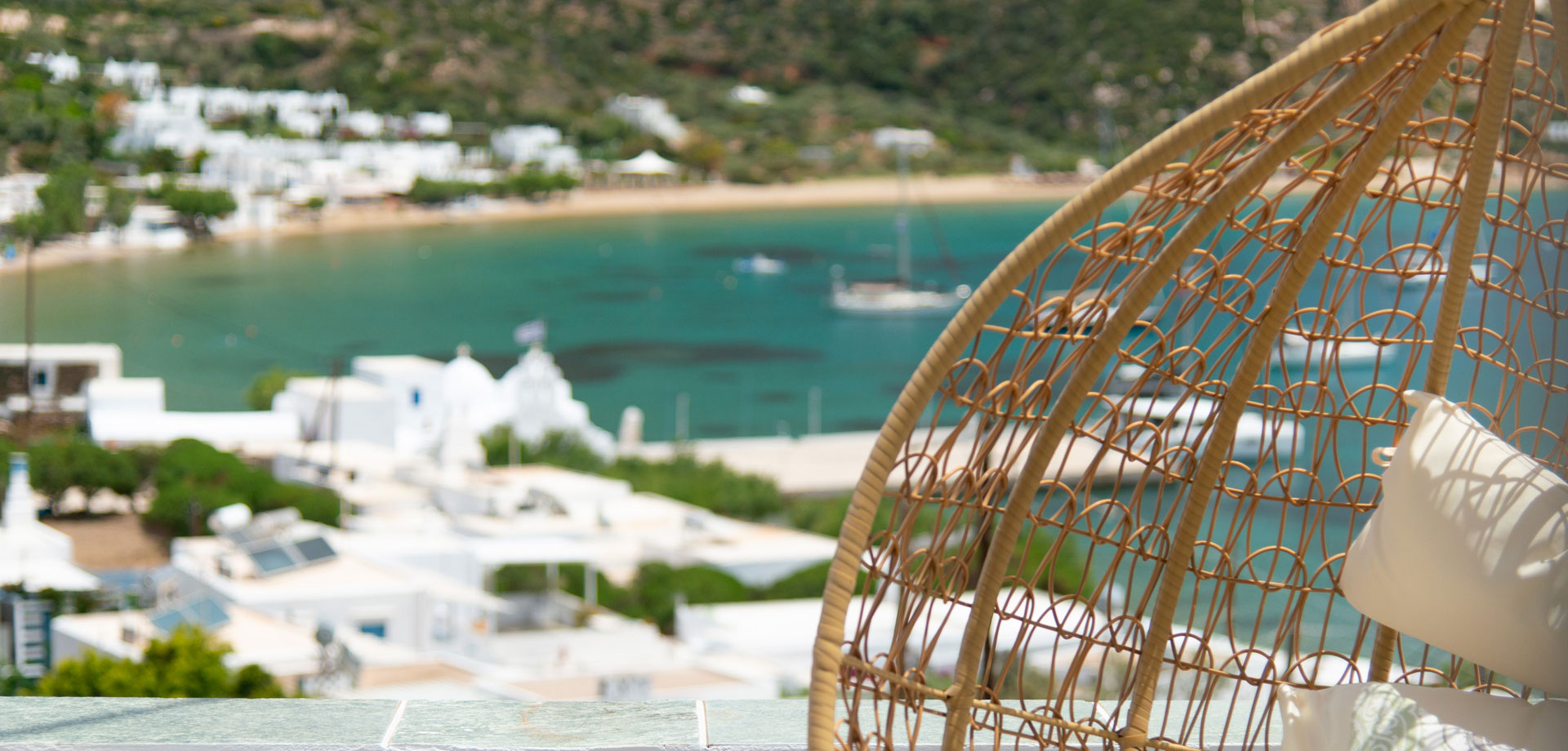 Βεράντα με θέα στη θάλασσα