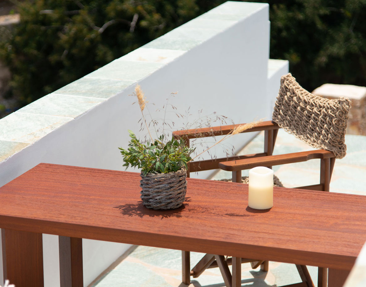 Βεράντα στο Thymari villas