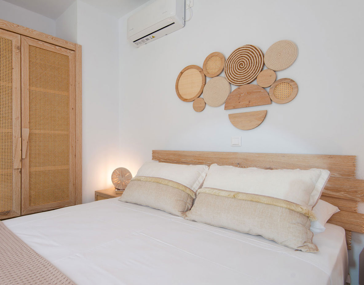 Δίχωρο διαμέρισμα με διπλό κρεβάτι