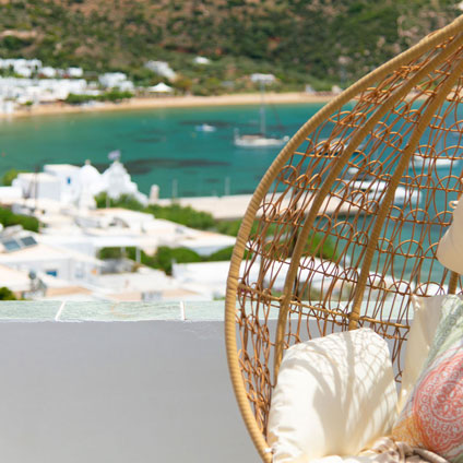 Διαμονή στο Βαθύ της Σίφνου με θέα στη θάλασσα